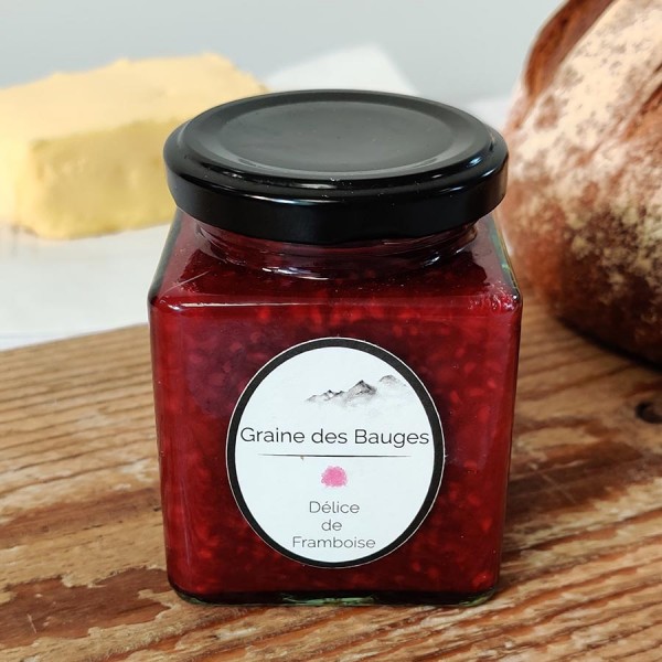 Confiture de framboises | Graines des Bauges